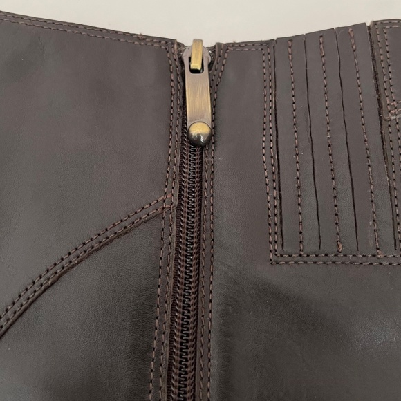 Espresso Leather Tall Boots - Picture 12 of 15